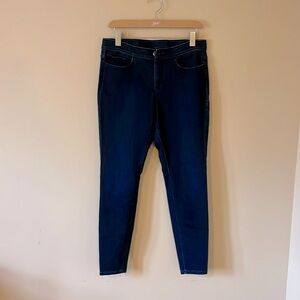 J. Jill Denim Leggings Jeans Dark Wash Size 8